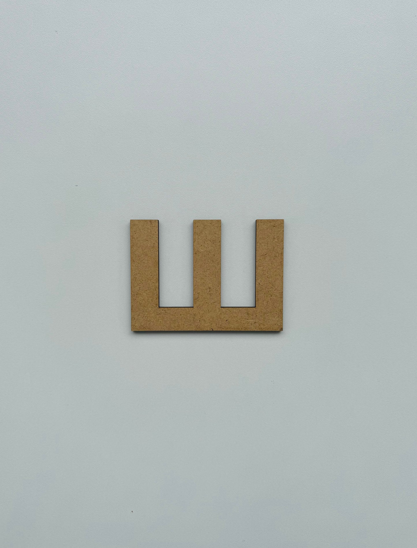 Drvеna slova – ćirilica - slovo „ш“, malo