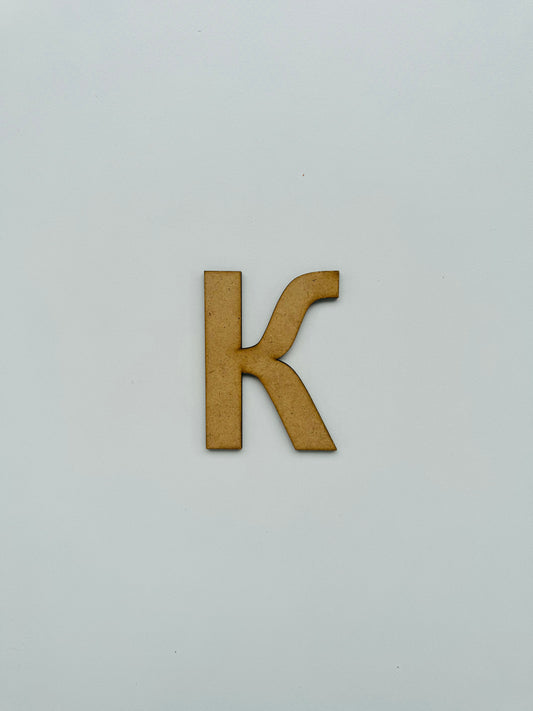 Drvеna slova – ćirilica - Slovo „К“, veliko
