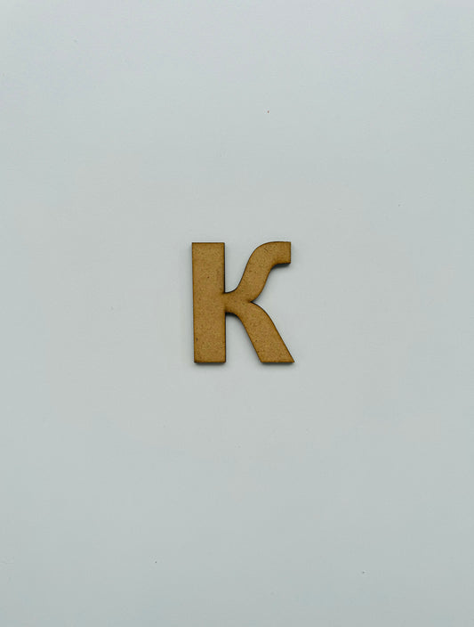 Drvеna slova – ćirilica - slovo „к“, malo